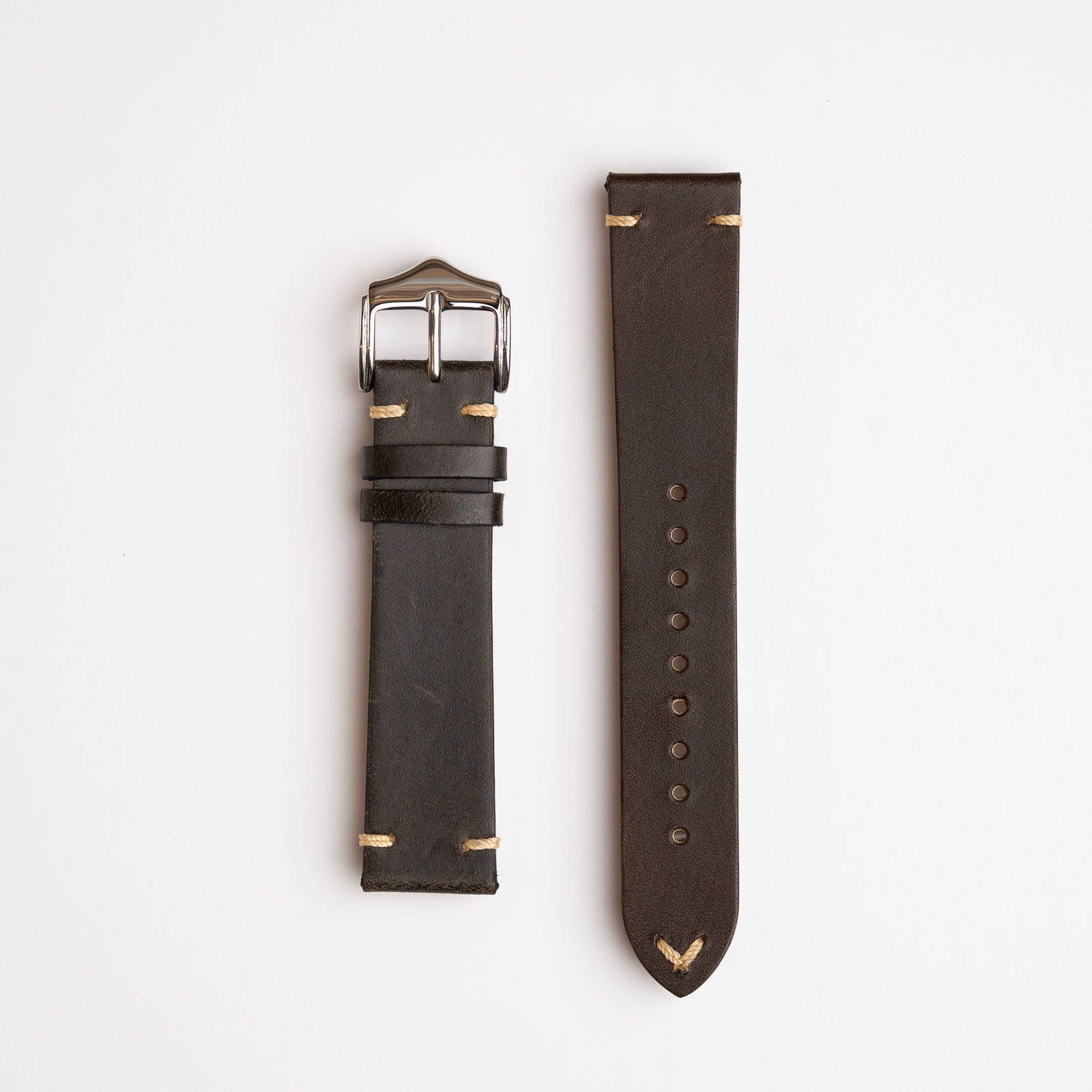 Silverstone Vintage Black Watch Strap