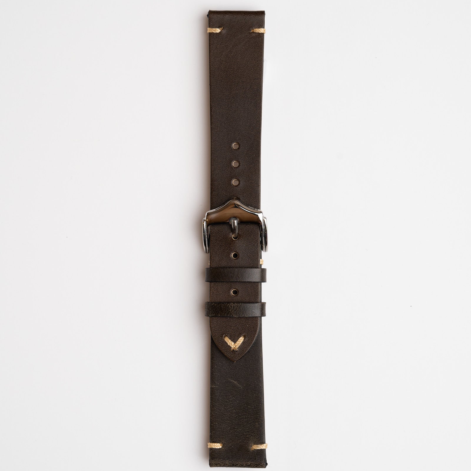 Silverstone Vintage Black Watch Strap