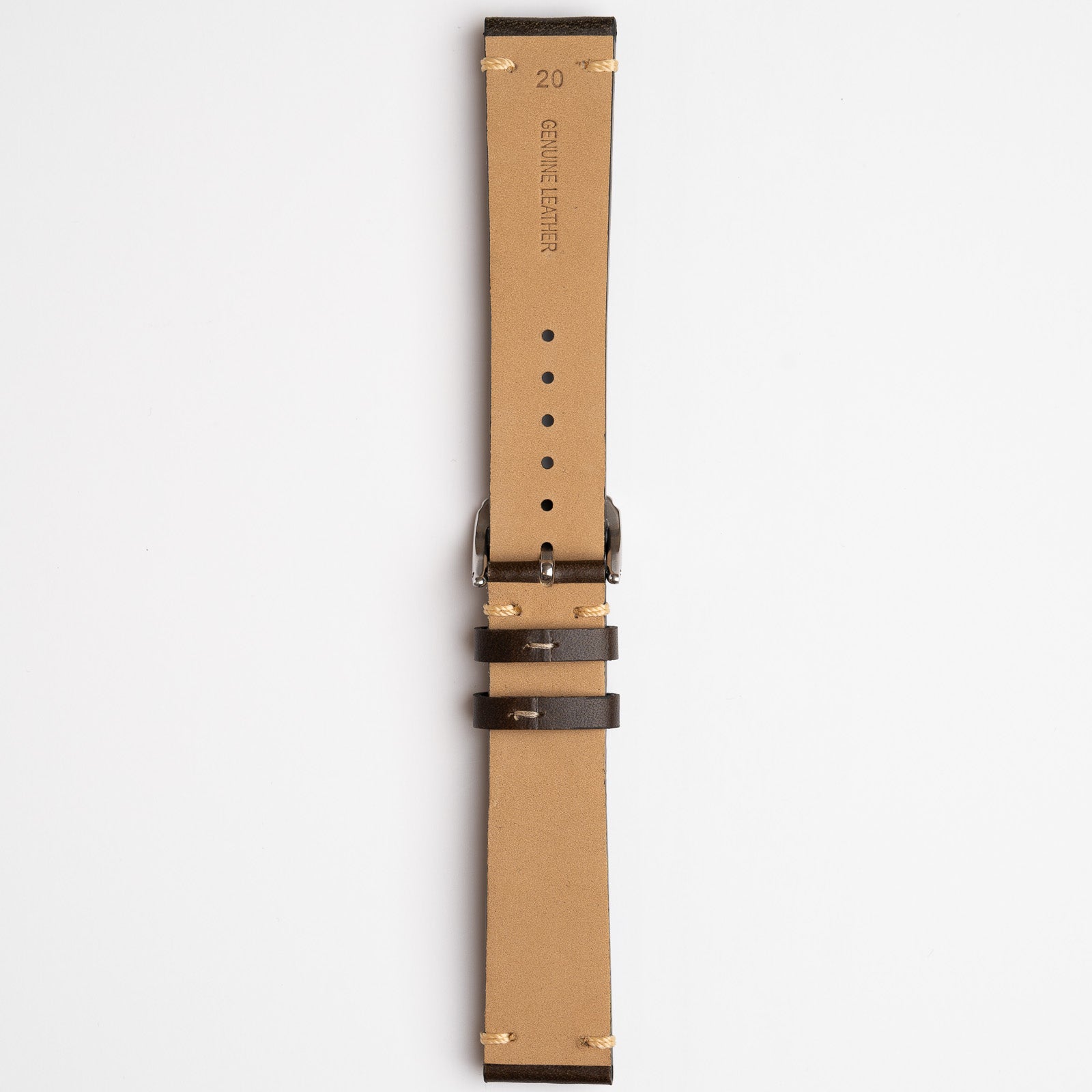 Silverstone Vintage Black Watch Strap