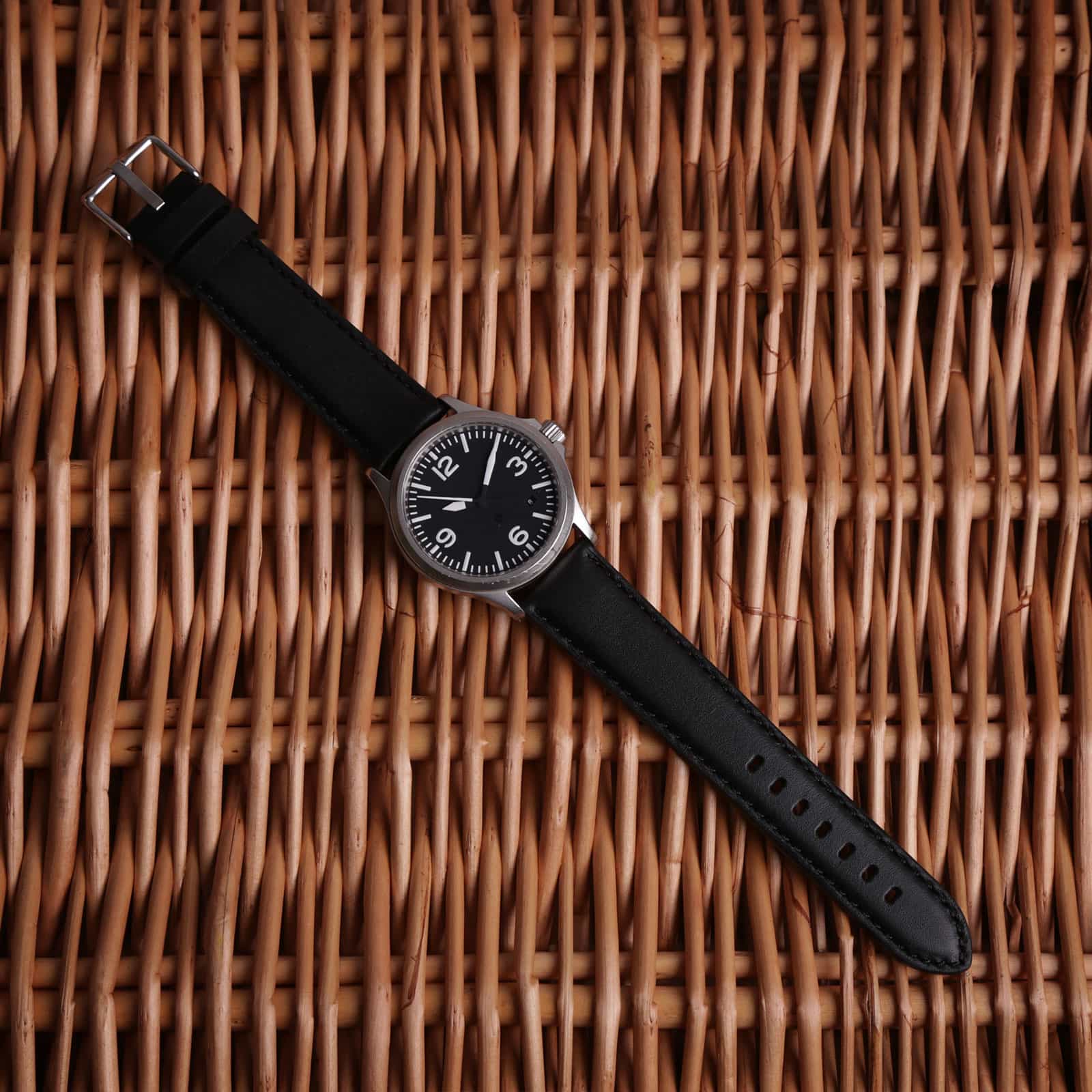 Submerge Aqua Quick Release Black Watch Strap