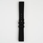 Submerge Extent Black & White Watch Strap, underside showing the lining