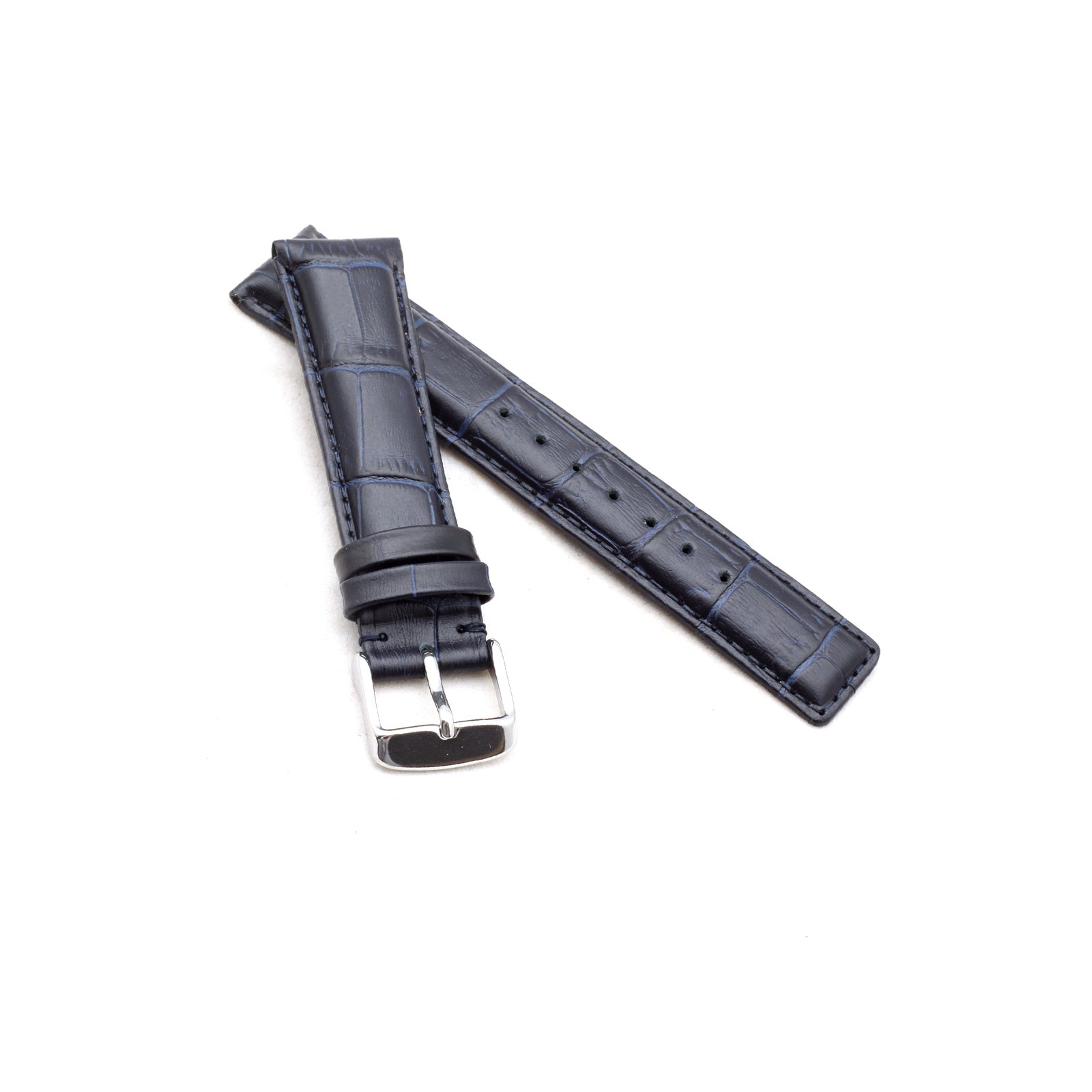 Blue Classic IWC Style Alligator Watch Strap