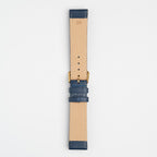 Economy XL Blue Watch Strap, underside showing the lining