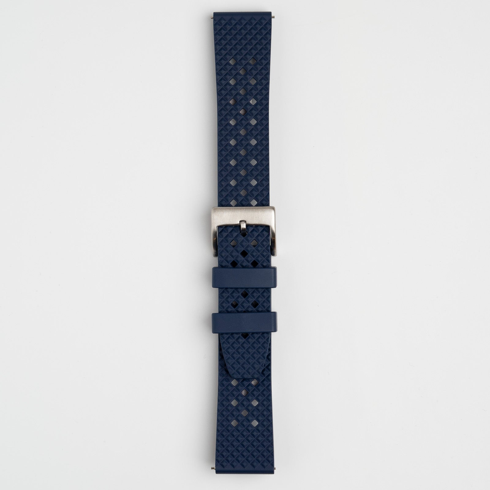 Hex FKM Quick Release Rubber Navy Watch Strap