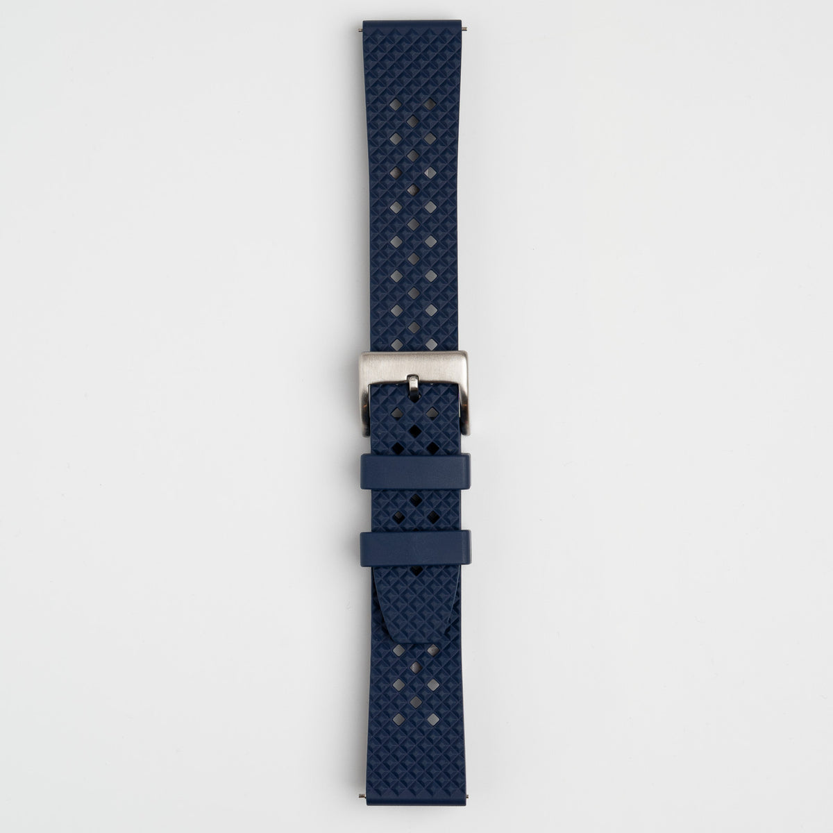 Hex FKM Quick Release Rubber Navy Watch Strap