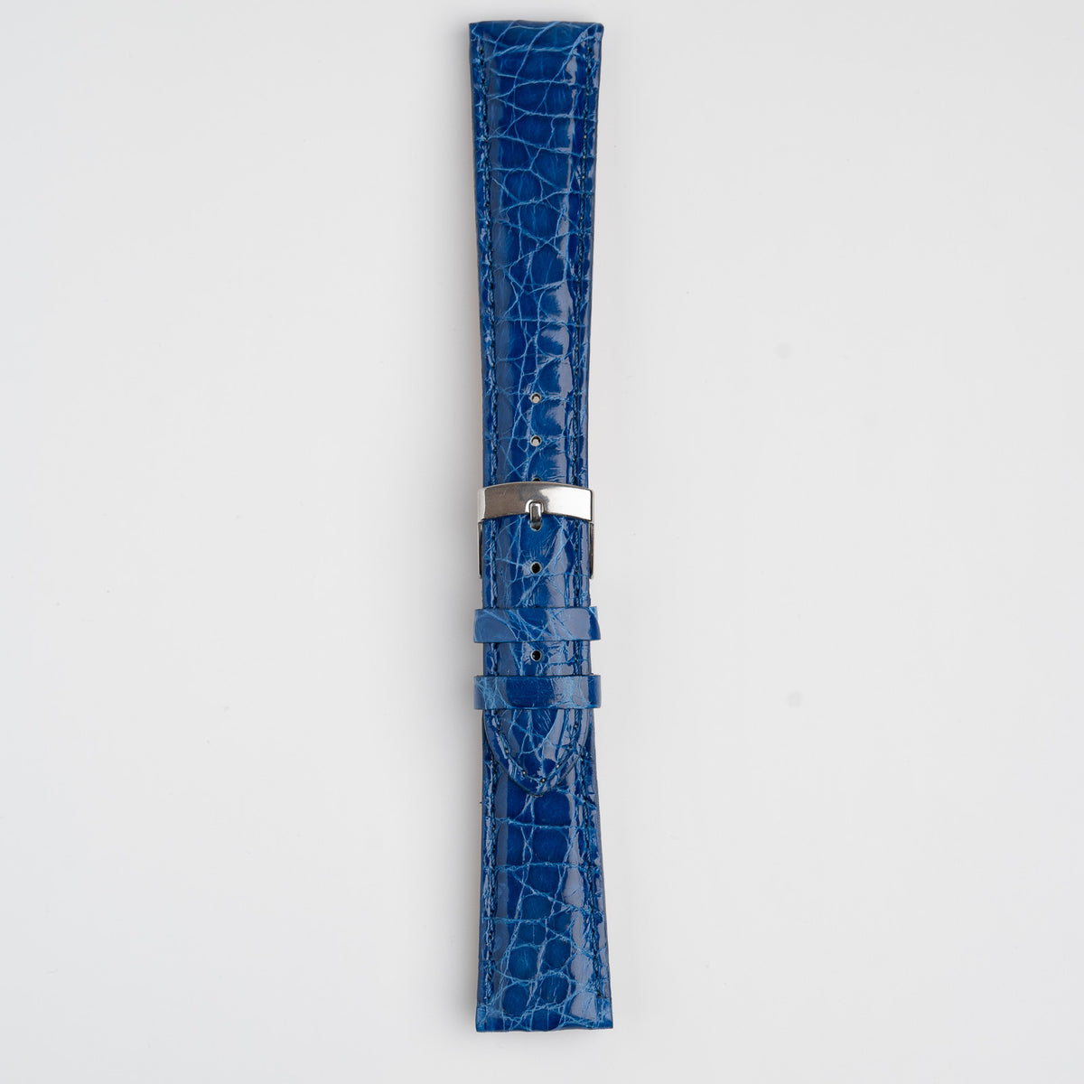 Autentico Crocodile Blue Watch Strap