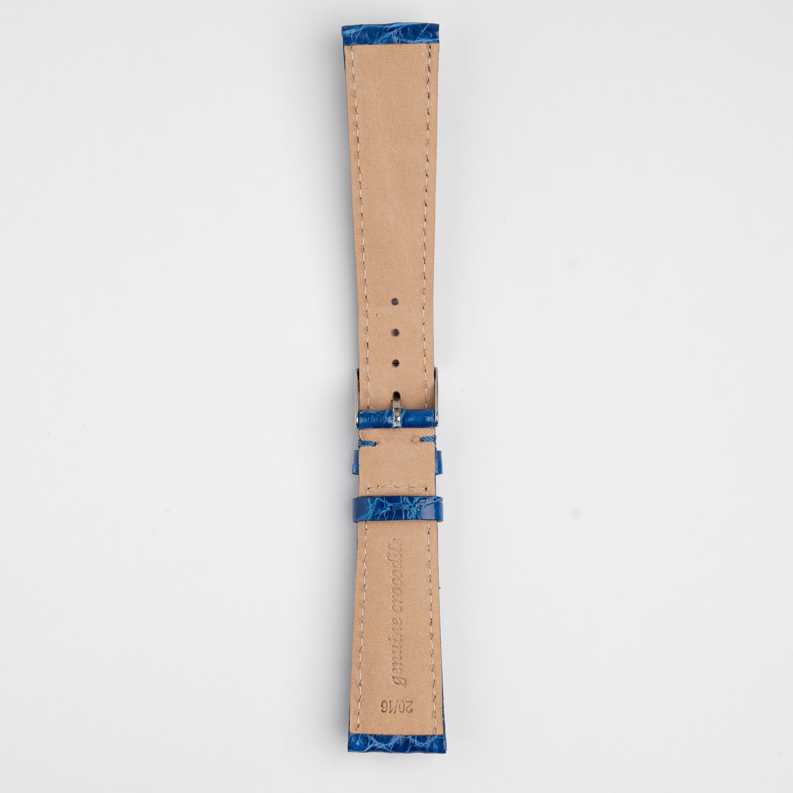 Autentico Crocodile Blue Watch Strap