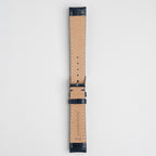 Autentico Lizard Blue Watch Strap, underside showing the lining