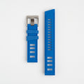 Submerge ISO Dive Blue Watch Strap, both pieces laid flat