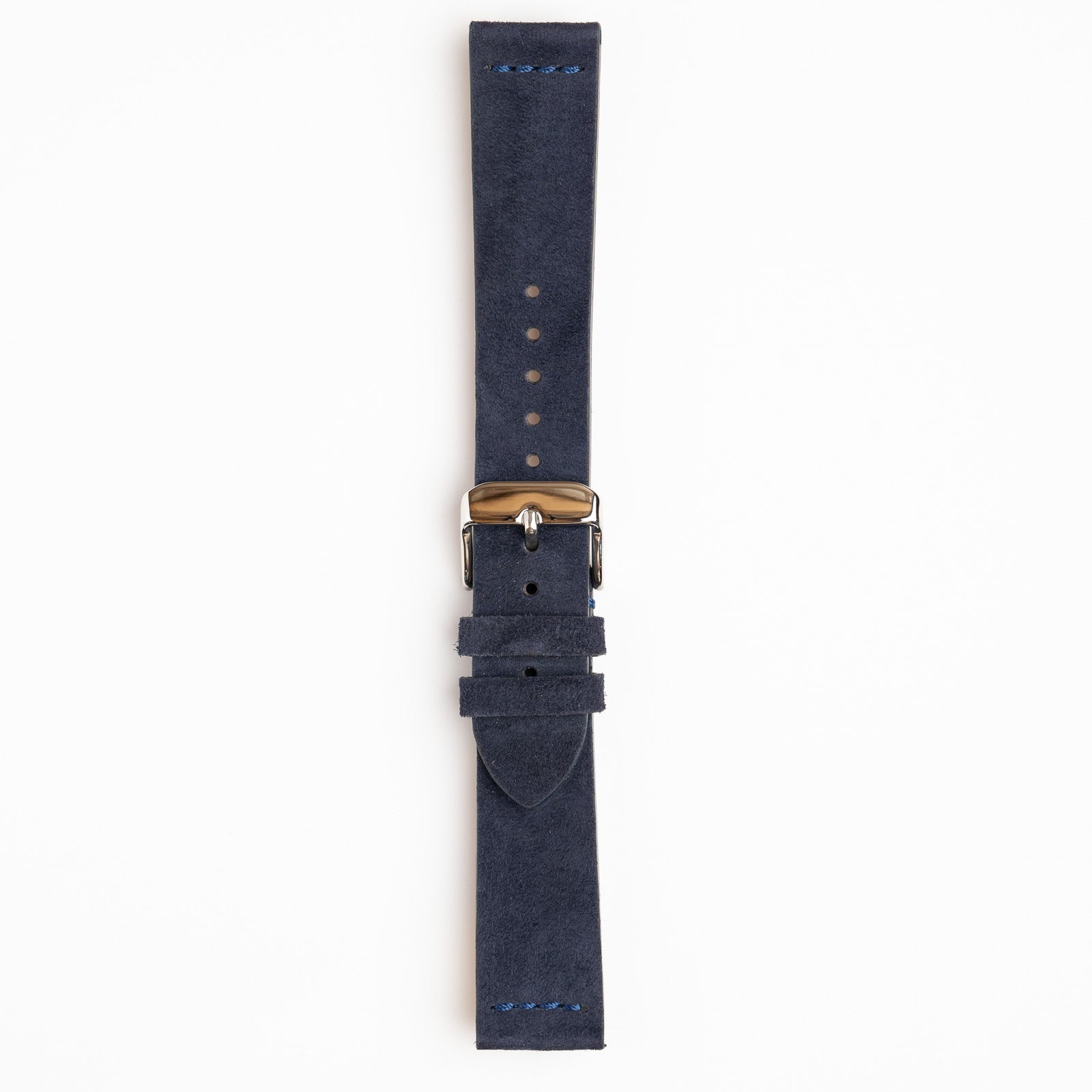 Kensington Napped Suede Blue Watch Strap