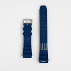 Submerge ND Limits Blue Watch Strap, both pieces laid flat