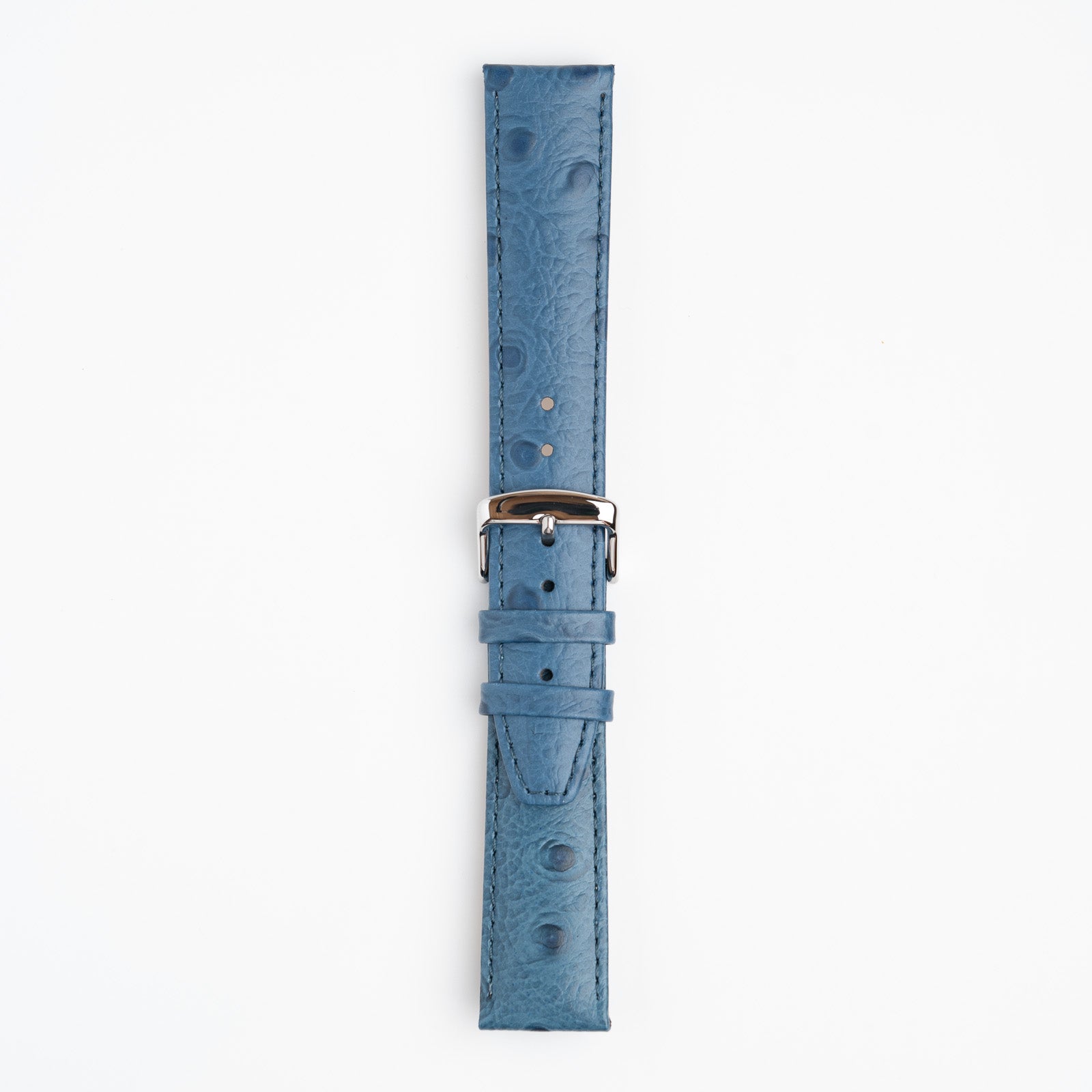 Sandbanks Ostrich Blue Watch Strap