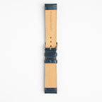 Henley Blue Watch Strap, underside showing the lining