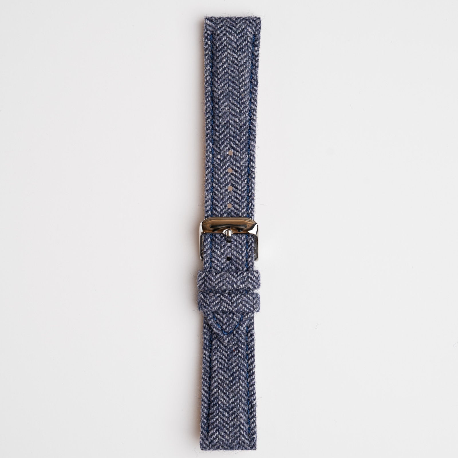 Sandbanks Tweed Blue Watch Strap