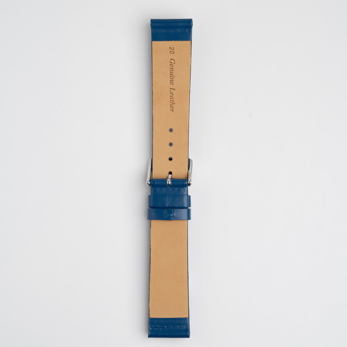 Windsor Smooth Blue Watch Strap