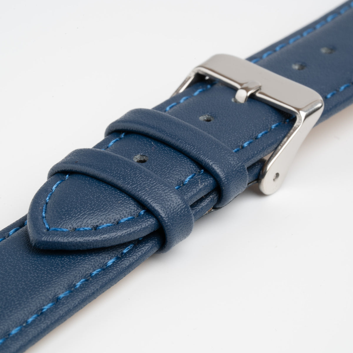 Economy Padded Blue Watch Strap