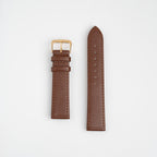 Buffalo Value XL Brown Watch Strap, both pieces laid flat