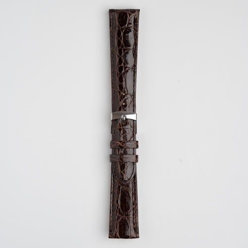 Autentico Crocodile Brown Watch Strap