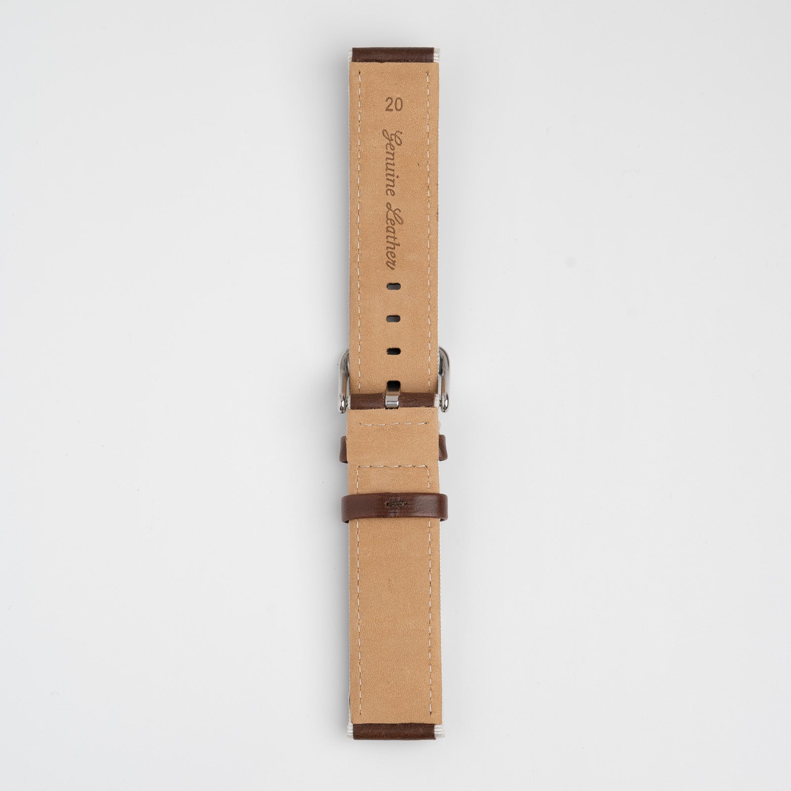 Mayfair Nylon Edge Brown Watch Strap