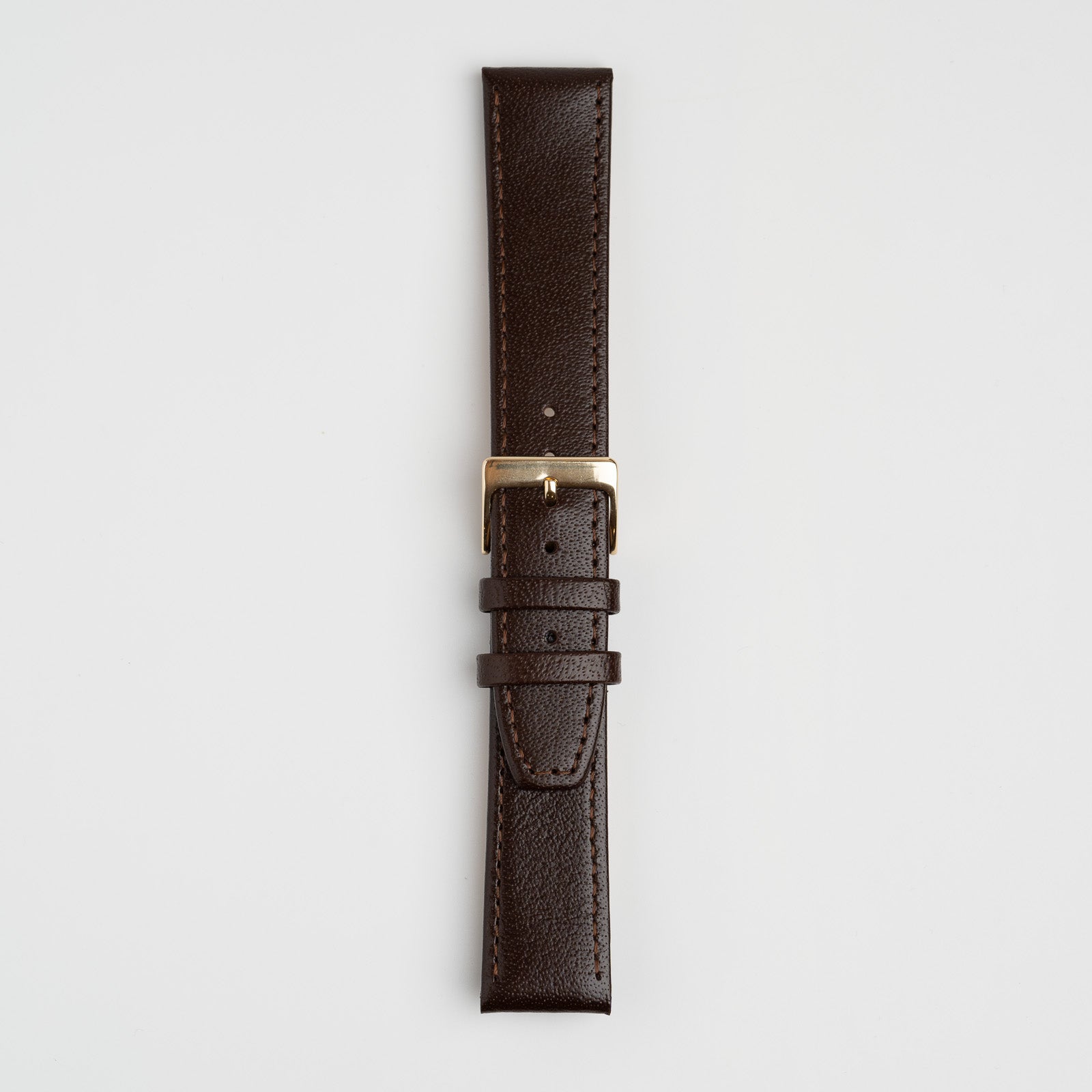 Open Ended Buffalo Brown Watch Strap