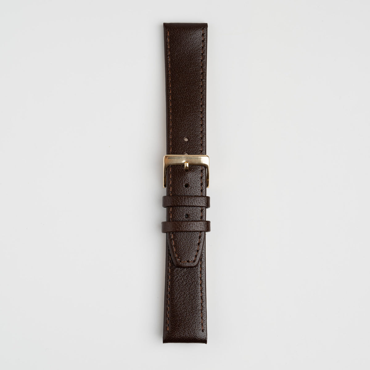 Open Ended Buffalo Brown Watch Strap
