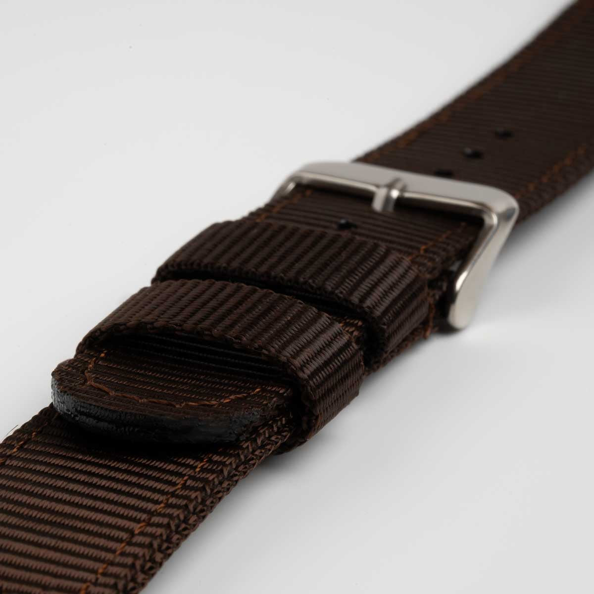 Nylon Quick Release Brown Watch Strap