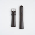 Henley Brown Watch Strap, both pieces laid flat