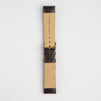Henley Brown Watch Strap, underside showing the lining