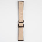 Pineapple Leaf Brown Watch Strap, underside showing the lining