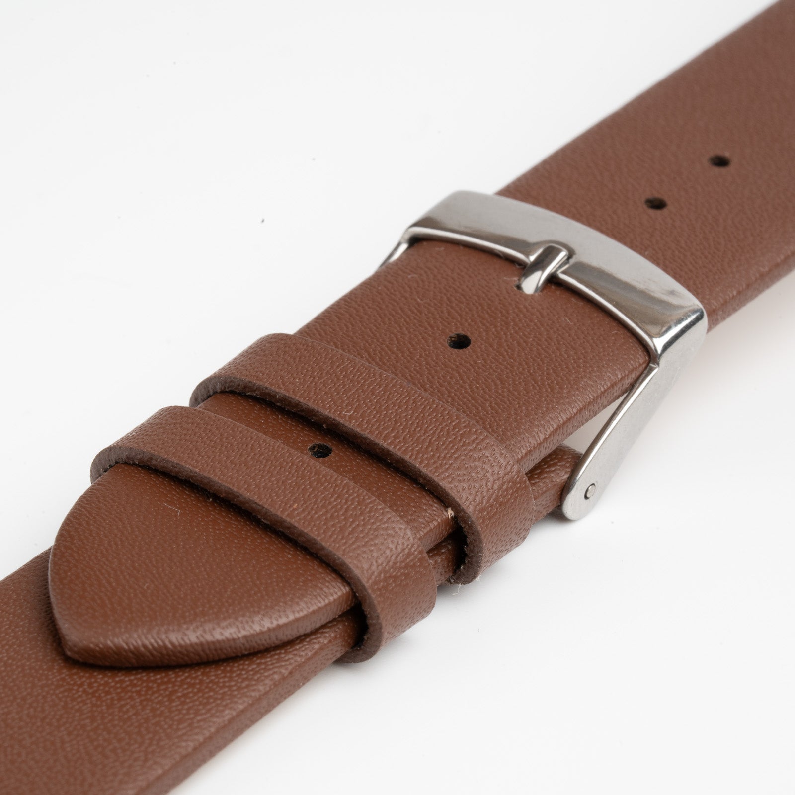 Windsor Smooth Quick Release Brown Watch Strap