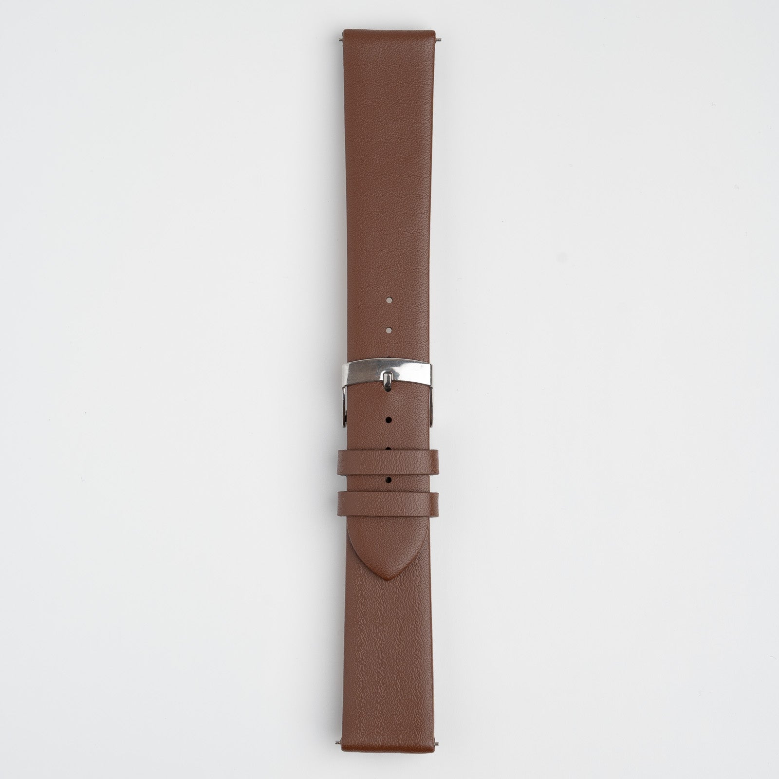 Windsor Smooth Quick Release Brown Watch Strap