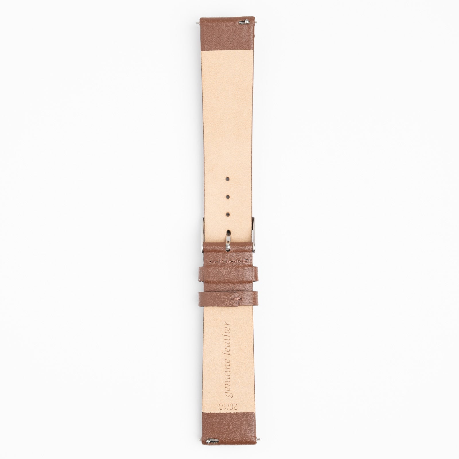 Windsor Smooth Quick Release Brown Watch Strap