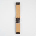 Brown Mayfair Subtle XL watch strap, buckled, back view