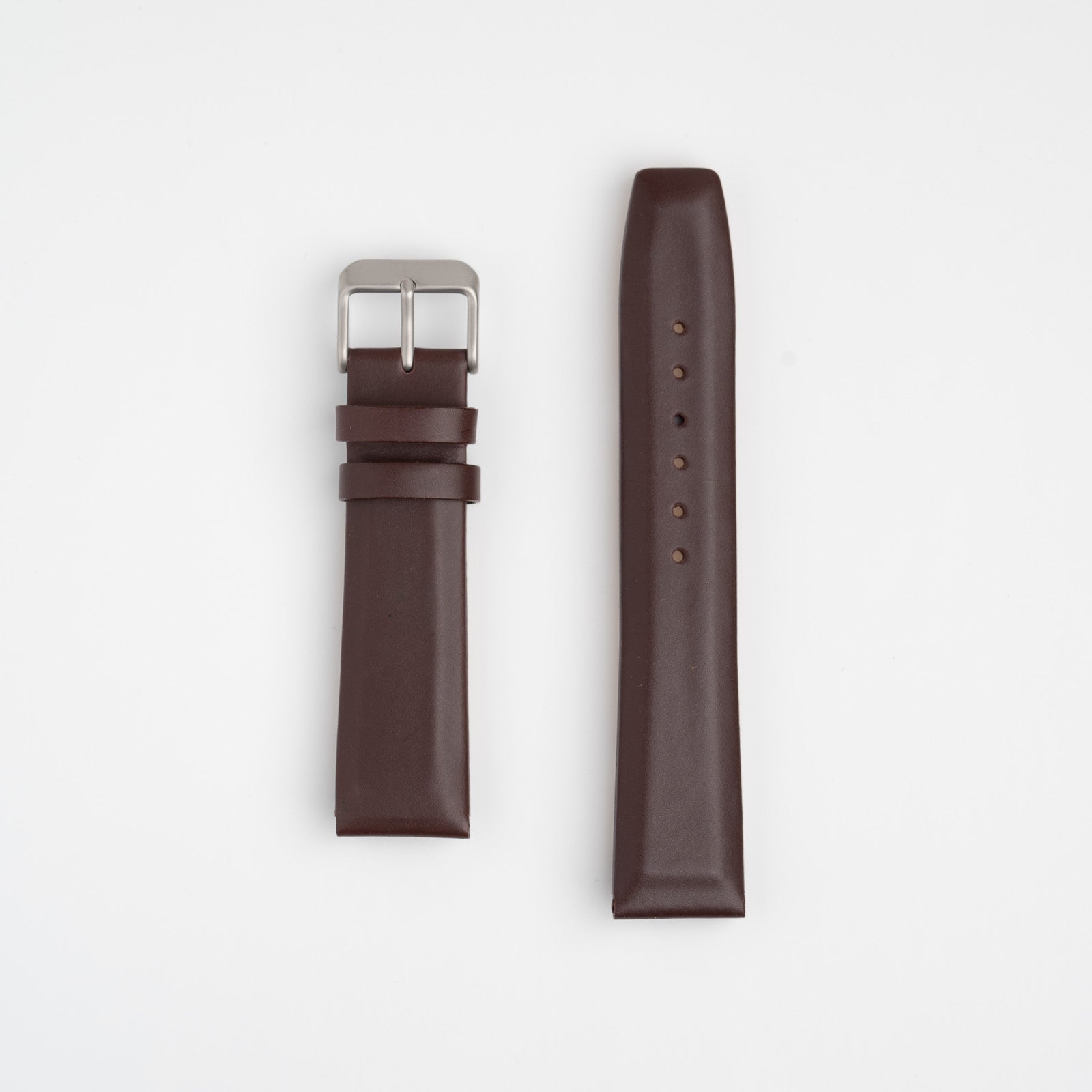 Square Padded Brown Watch Strap