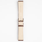 Henley Superior Supple Brown Watch Strap, underside showing the lining