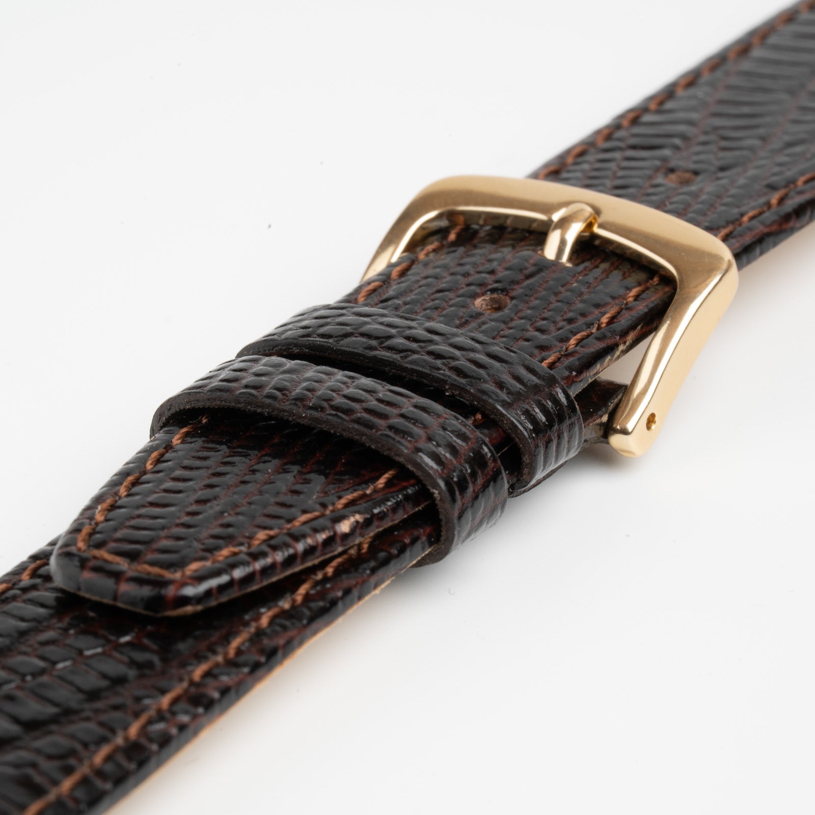 Teju Lizard Brown Watch Strap