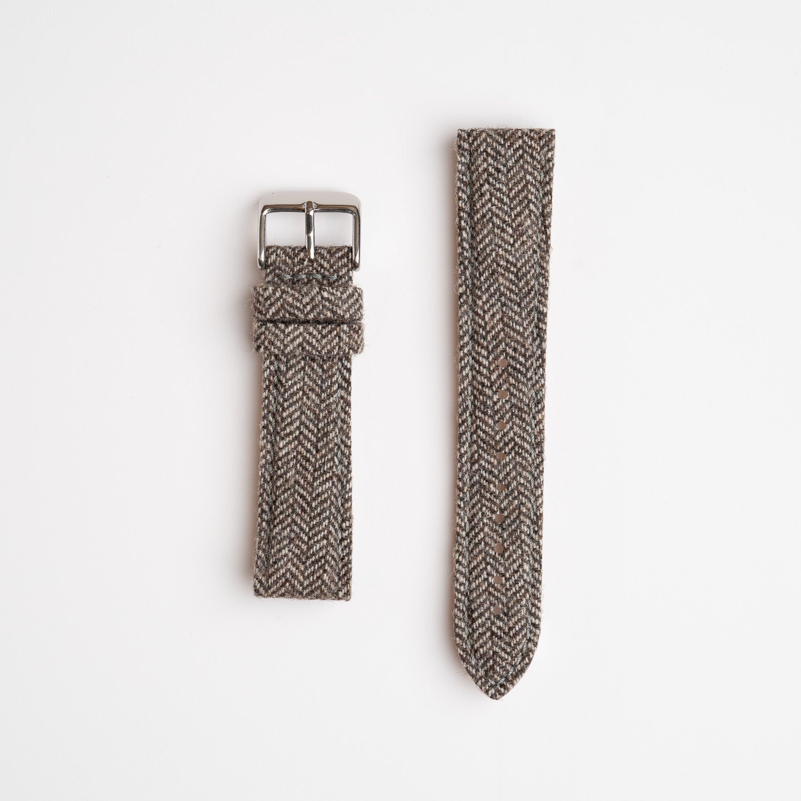 Sandbanks Tweed Brown Watch Strap