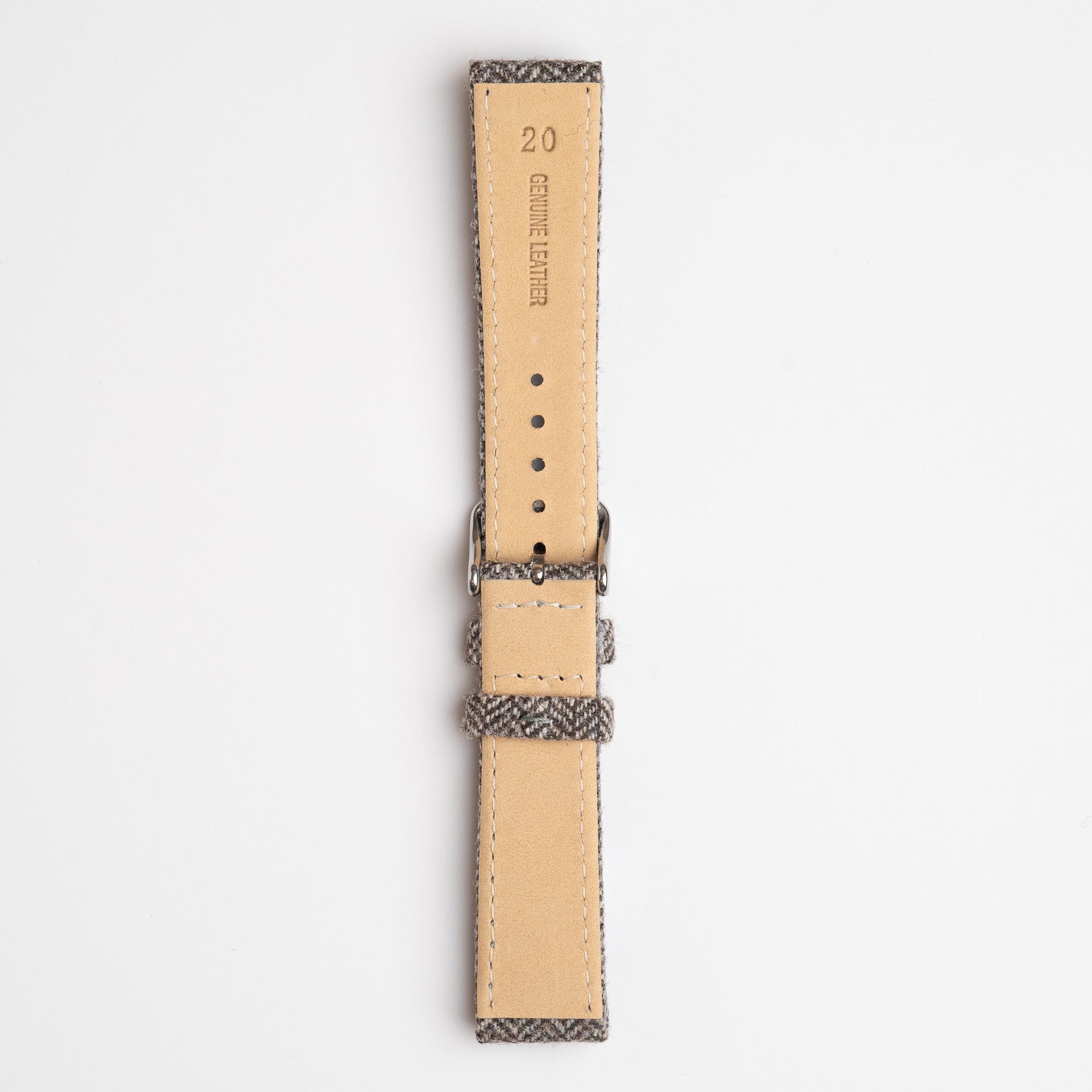 Sandbanks Tweed Brown Watch Strap