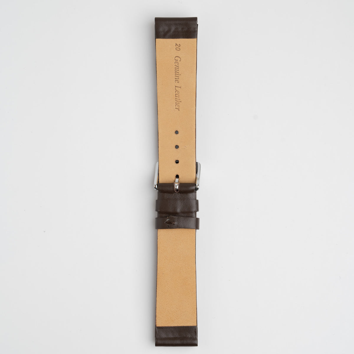 Windsor Smooth Brown Watch Strap