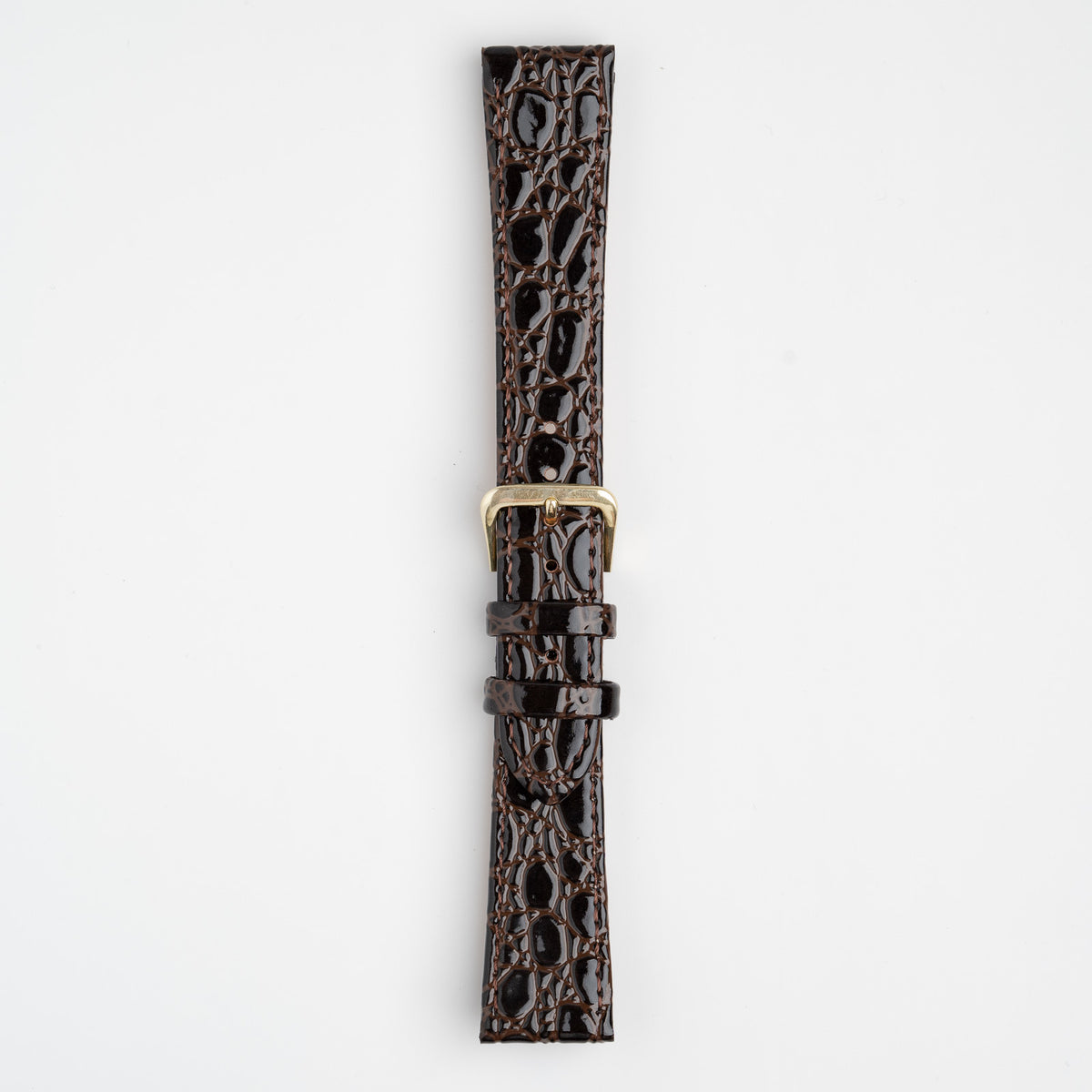 Crocodile Value Brown Watch Strap