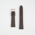 Lizard Value Brown Watch Strap, both pieces laid flat