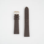 Lizard Value Brown Watch Strap, both pieces laid flat