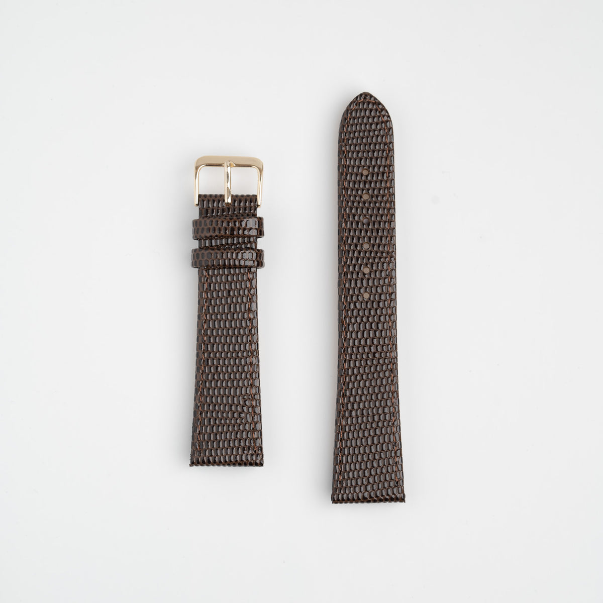 Lizard Value Brown Watch Strap