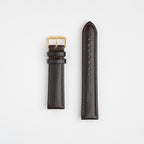 Buffalo Value Padded Brown Watch Strap, both pieces laid flat