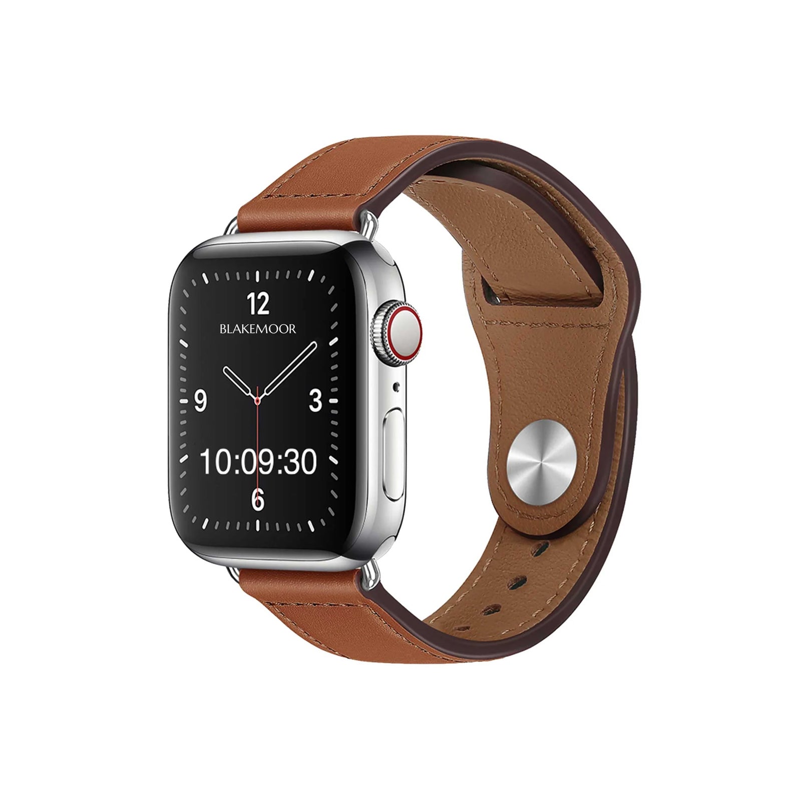 Harpsden Dark Brown Watch Strap For Apple