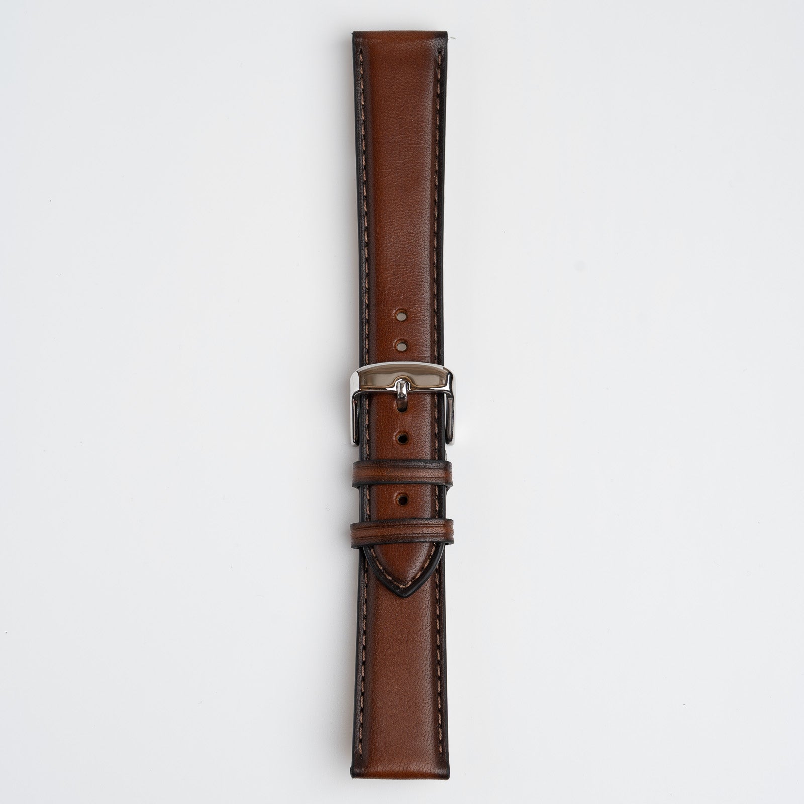 Vintage Smooth Brown Watch Strap