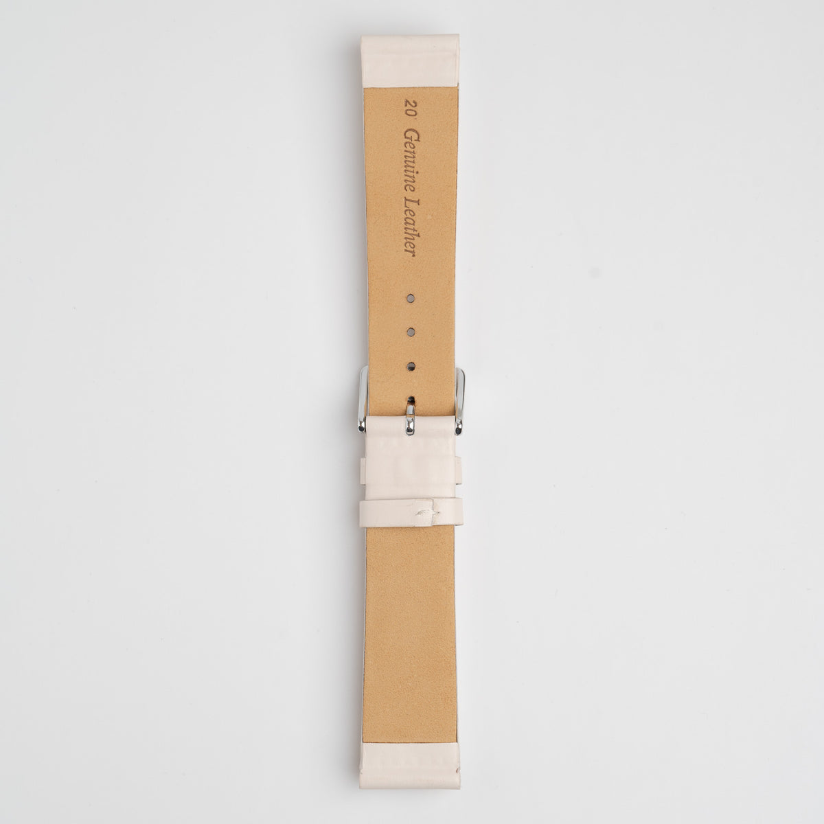 Windsor Smooth Cream Watch Strap