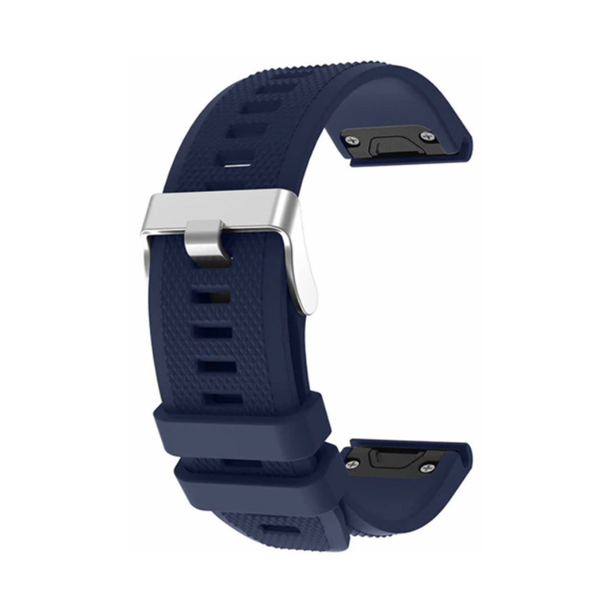 Dark Blue silicone QuickFit strap for 22mm Garmin watches