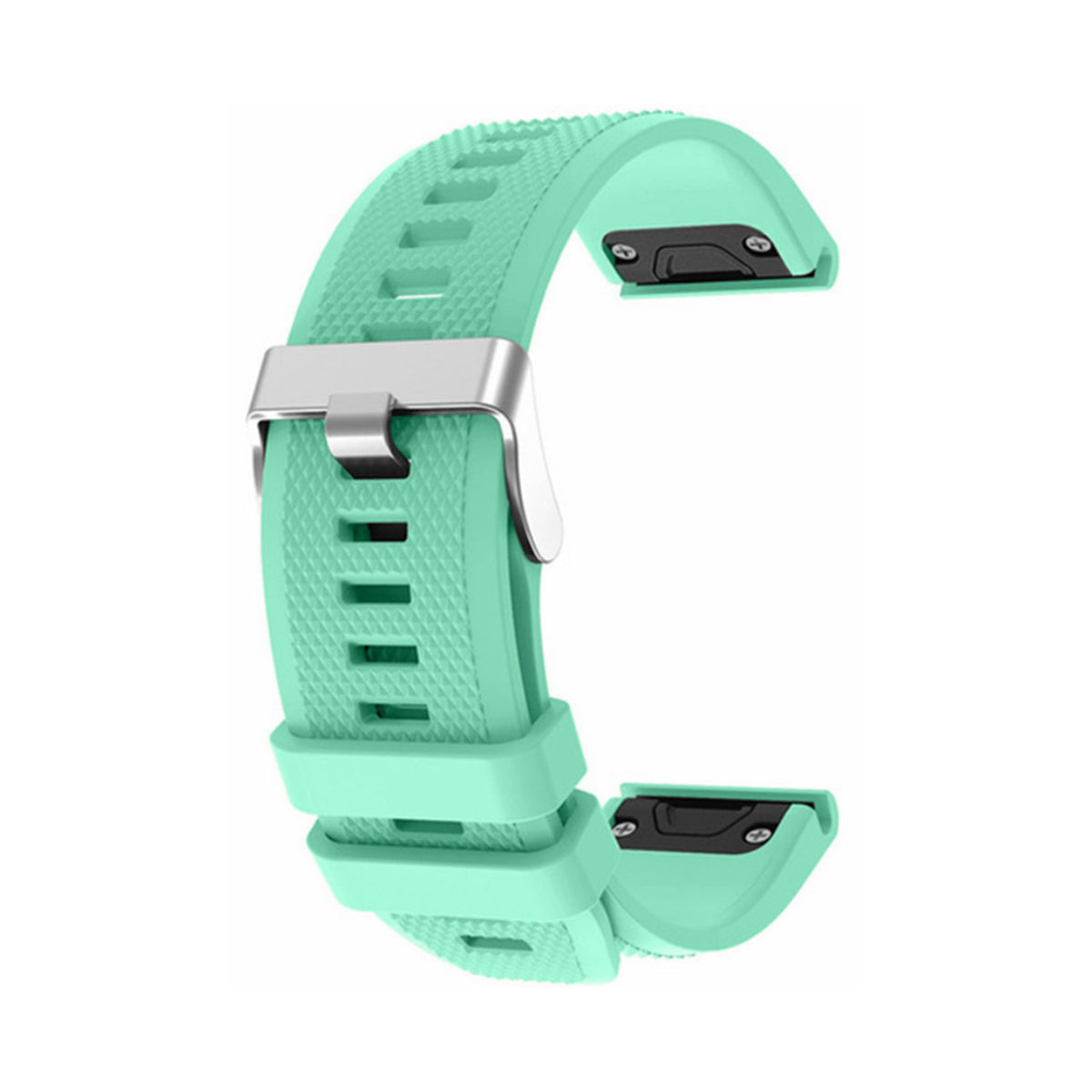 Mint silicone QuickFit strap for 22mm Garmin watches