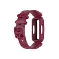 Burgundy Strap with Case for Fitbit Inspire 2